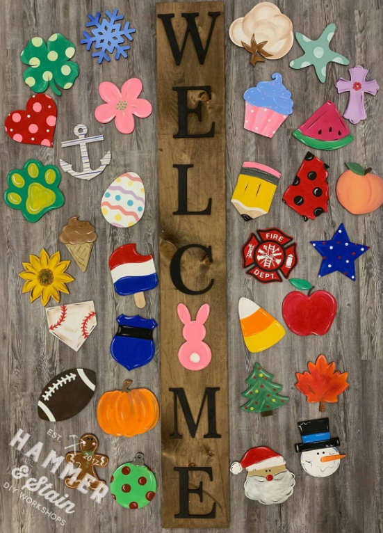 Wholesale Welcome Interchangeable Plank