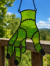 Witch's Cauldron faux stained glass design