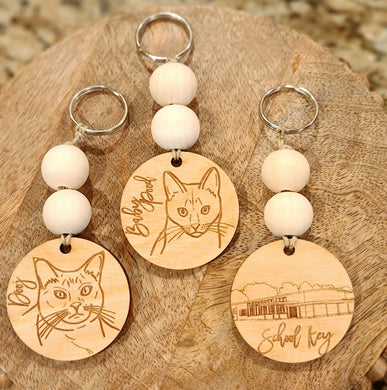 'Made to Order' Custom Pet / House Ornament / Keychain
